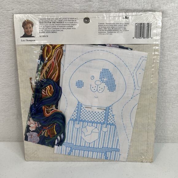 Vtg My Little Tagalong DOUGLAS DOG 8709 Cross Stitch Designs For The Needle NEW - Picture 8 of 11